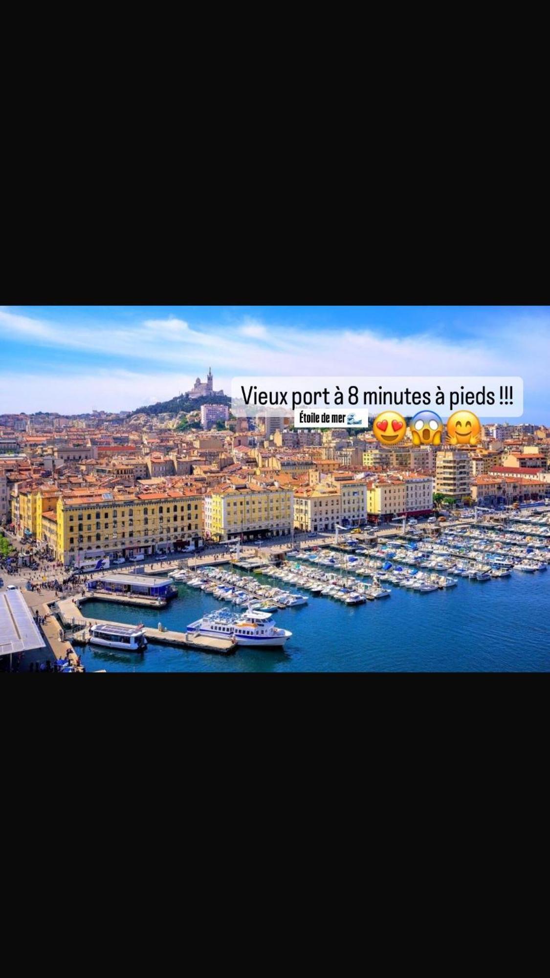 Etoile De Mer Magnifique Studio Deco Plage Et Sable Fin, Votre Sejour A Marseille Commence Ici, Centre-Ville Eksteriør bilde